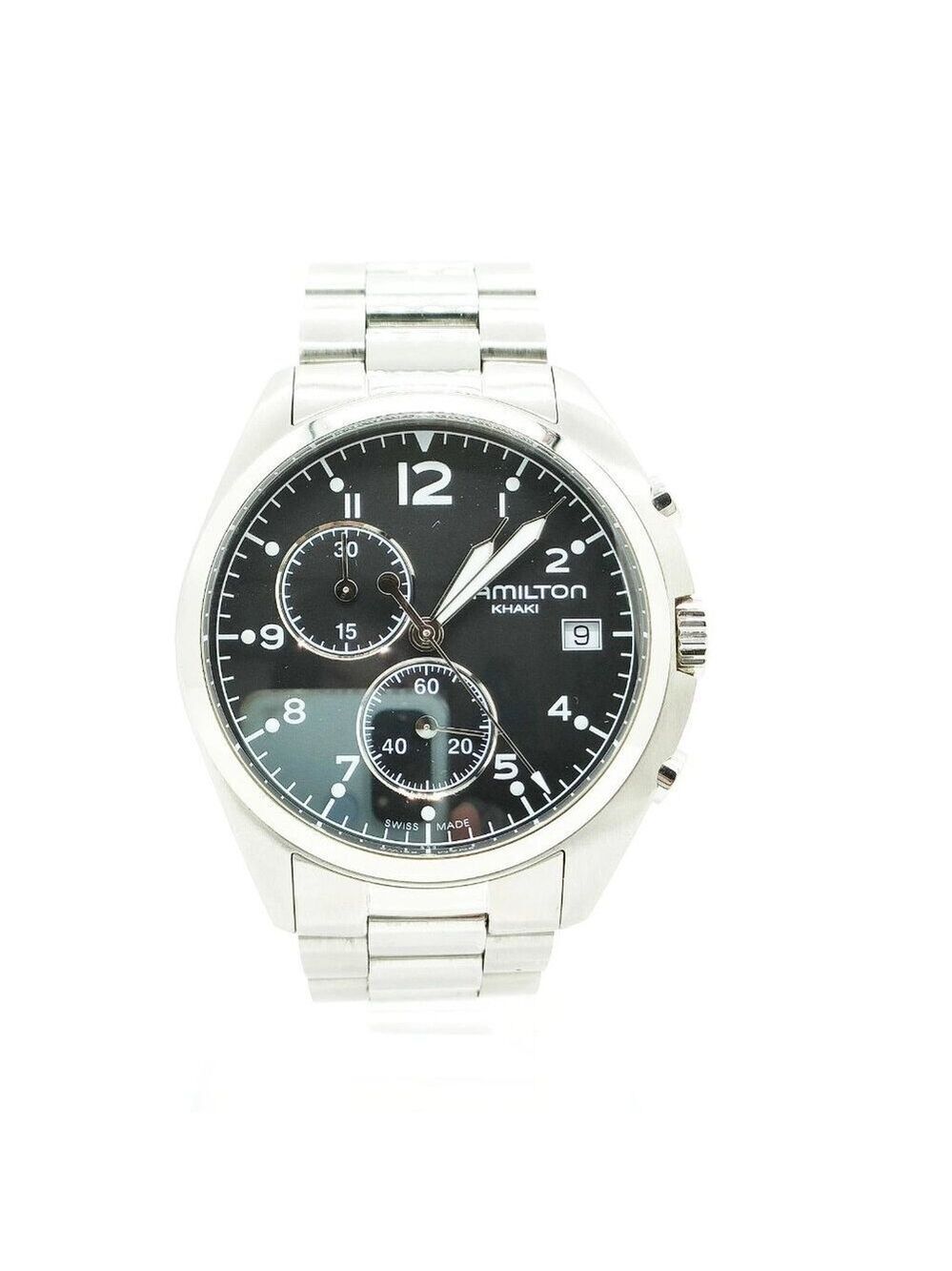 Hamilton Watch 42mm Men's Black X Silver 400-052125